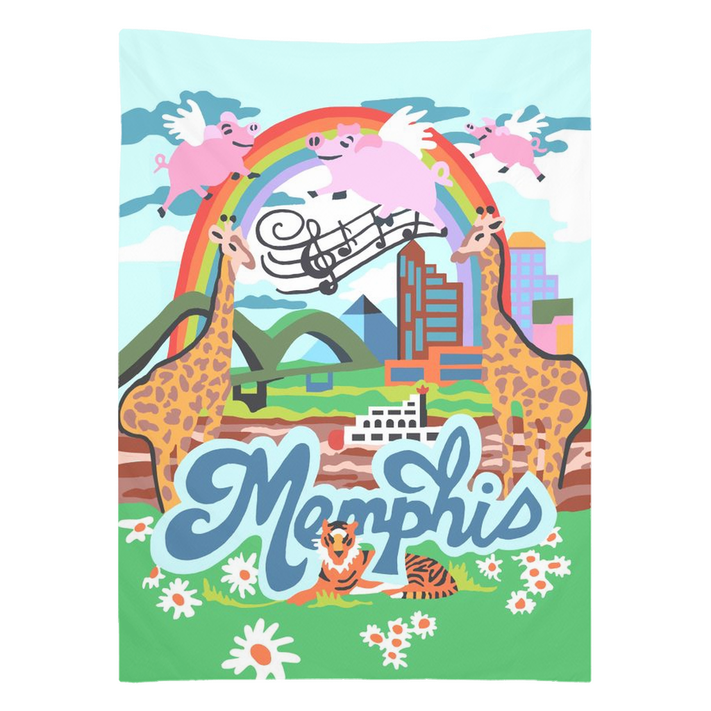 28X30 memphis tapestry