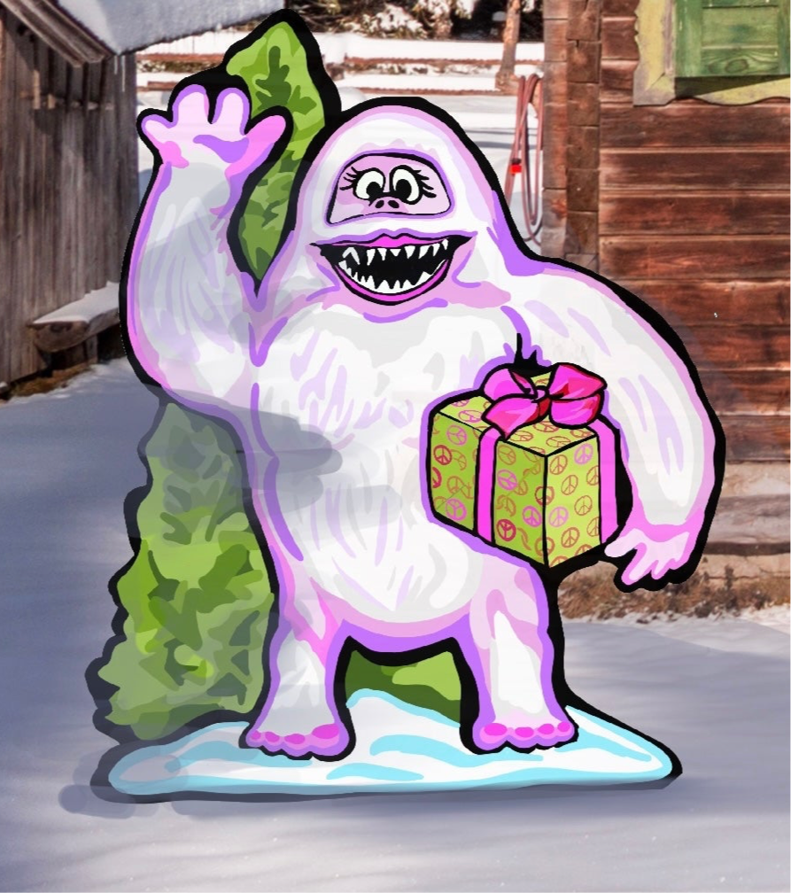 Snowlady Door Hanger