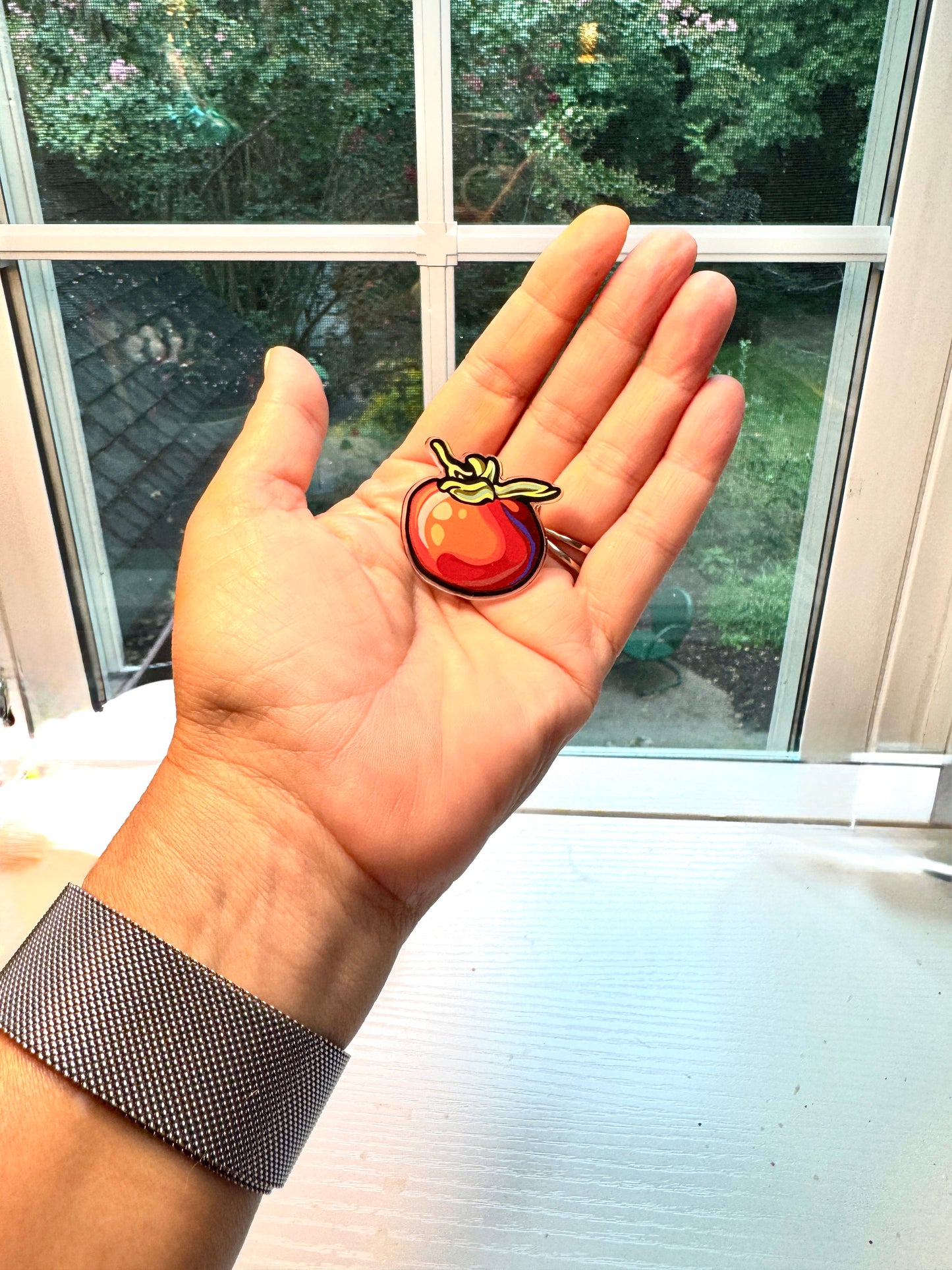 Tennessee Tatar Tot Raccoon Tomato Collectible Enamel Pin