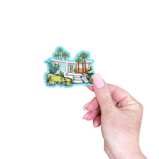 Mid Century Modern Sticker; 2.5”x1.75” Decal; Durable Vinyl; Free Shipping