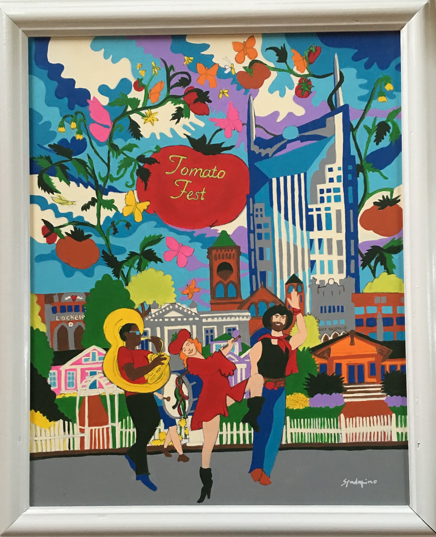 East Nashville Tomato Art Festival Paint by Number Kit; 11”x14”