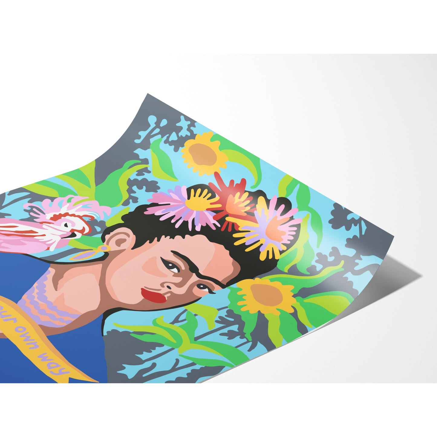 Ode to Frida / 8”x10” Print / Frida Kahlo / Mexican Folk Art
