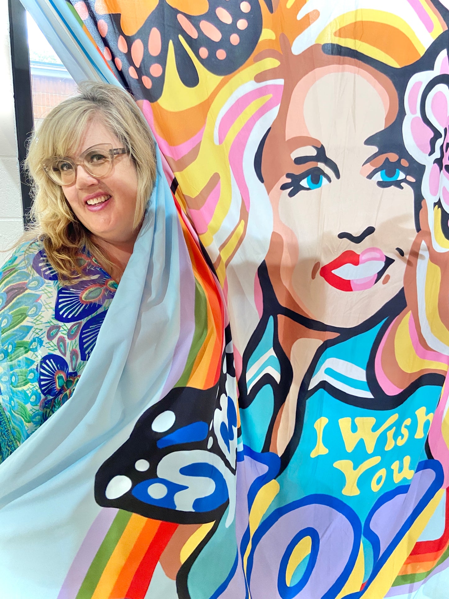 I Wish You Joy 88”x104” Large Tapestry