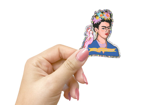 Ode to Frida ‘Go Your Own Way’ Sticker; 2.75”x1.75” Vinyl Decal; Free Shipping
