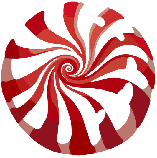 Peppermint Door Hanger