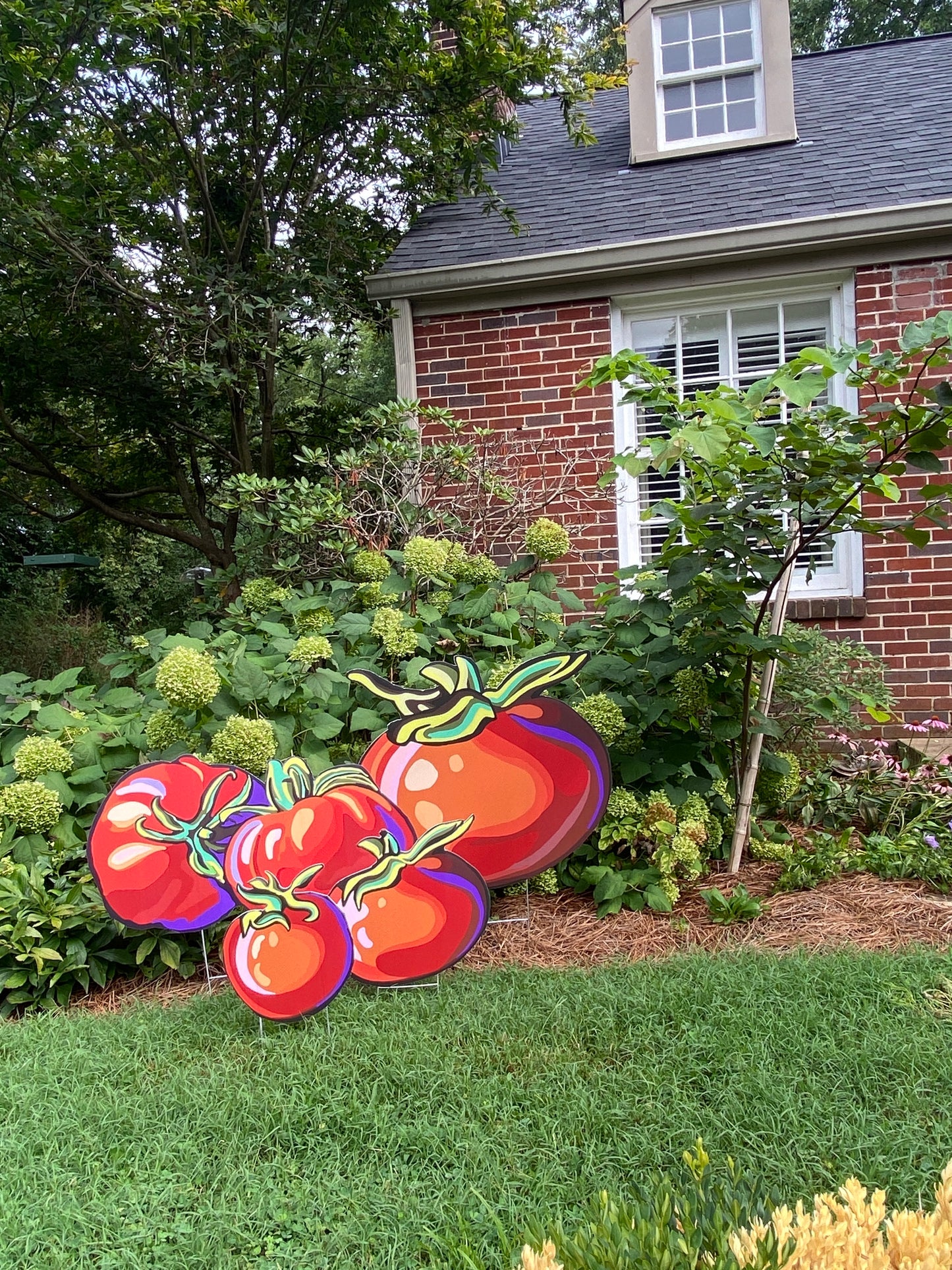 yART Double Wide ‘Mater (aka Tomato) 17”T x 33”W Yard Sign Durable Colorful
