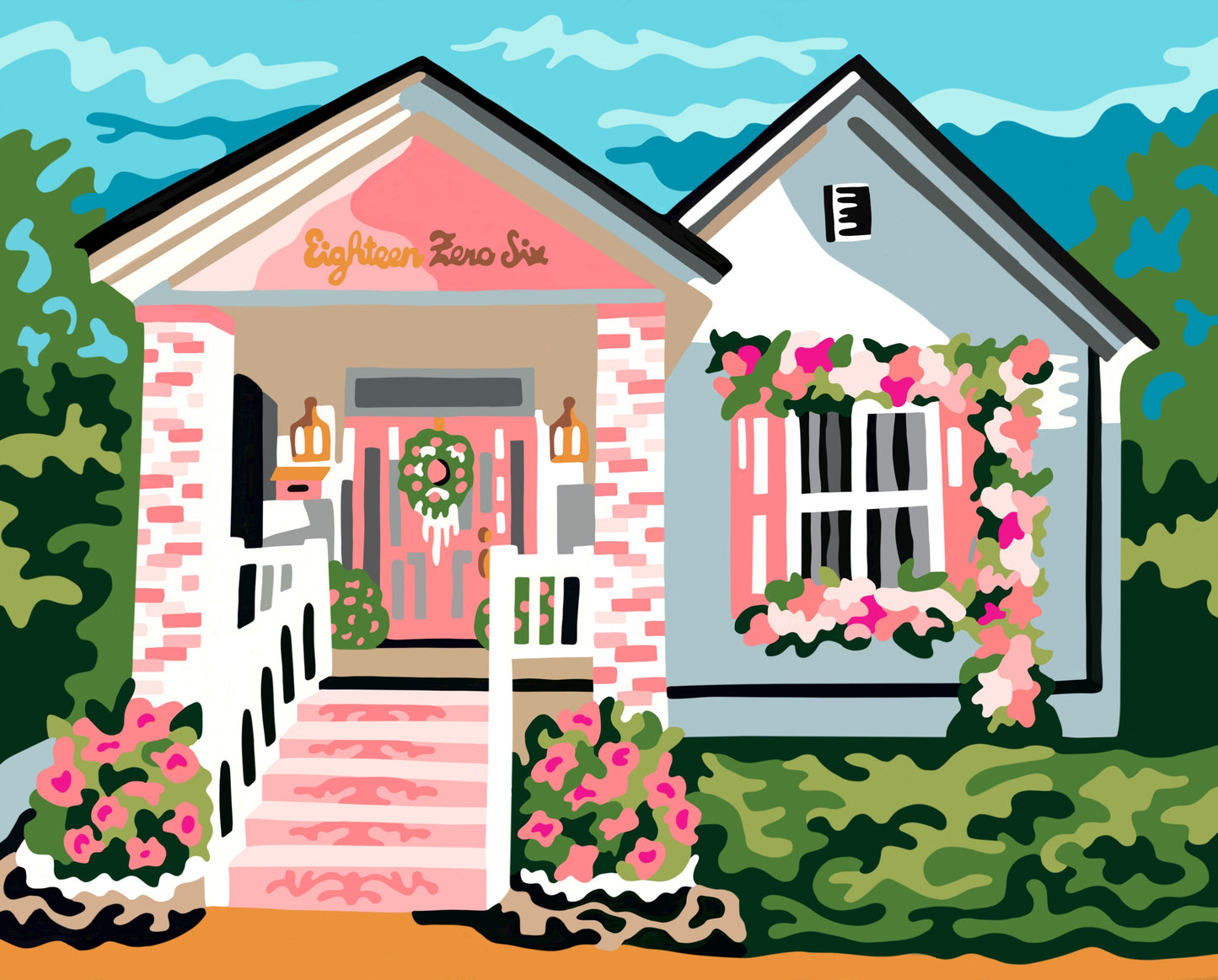 Pink Dreams Cottage 8”X10” Color Print