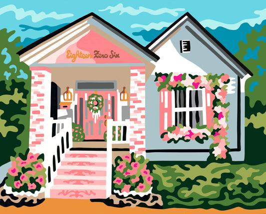 Pink Dreams Cottage 8”X10” Color Print