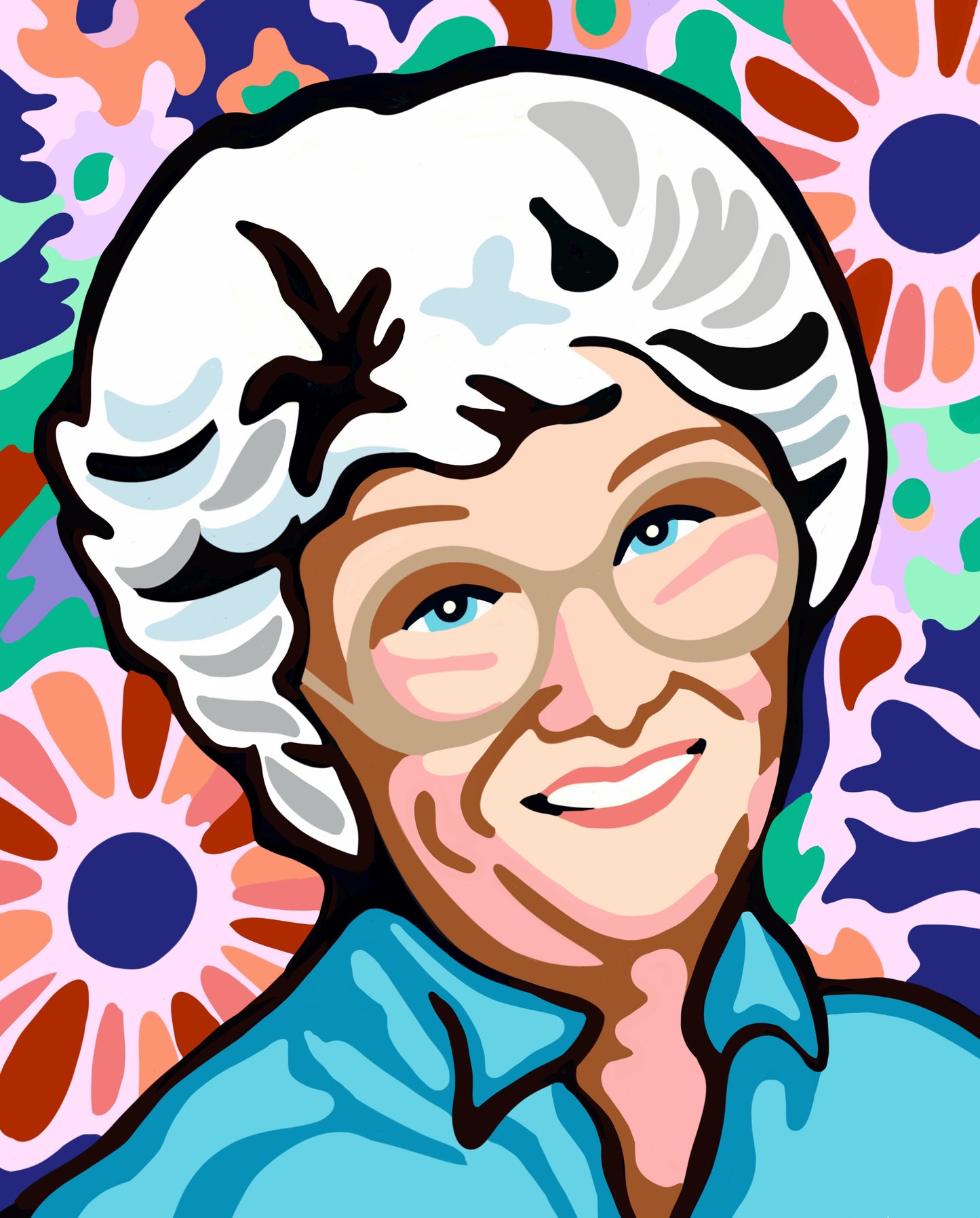 Stay Golden Paint by Number Kit / Golden Girls / Ma / 8”x10” / Vintage Style / Made in USA