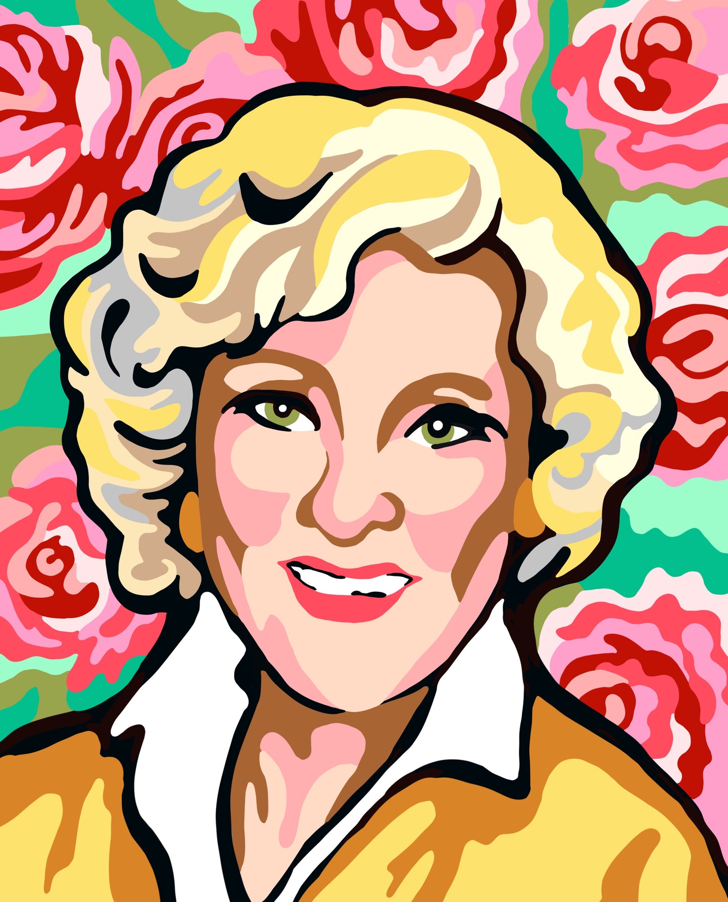 Stay Rosy ~ Rose Nylund ~ Golden Girl Rose ; 8”x10”
