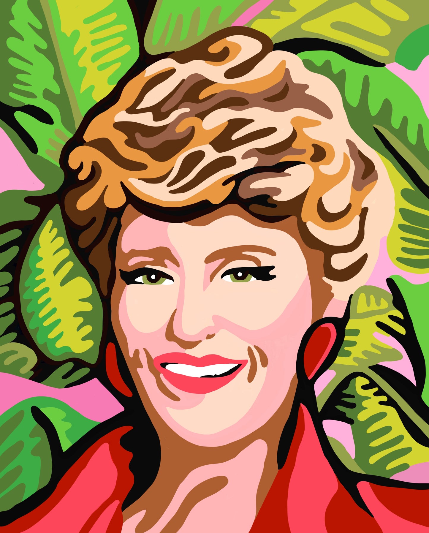 Stay Spicy ~ Blanche Devereaux ~ 8”x10” Paint by Number Kit ~ Golden Girls ~ Vintage Style ~ Handbuilt in USA