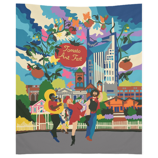 Tomato Art Tapestry Smaller Sizes