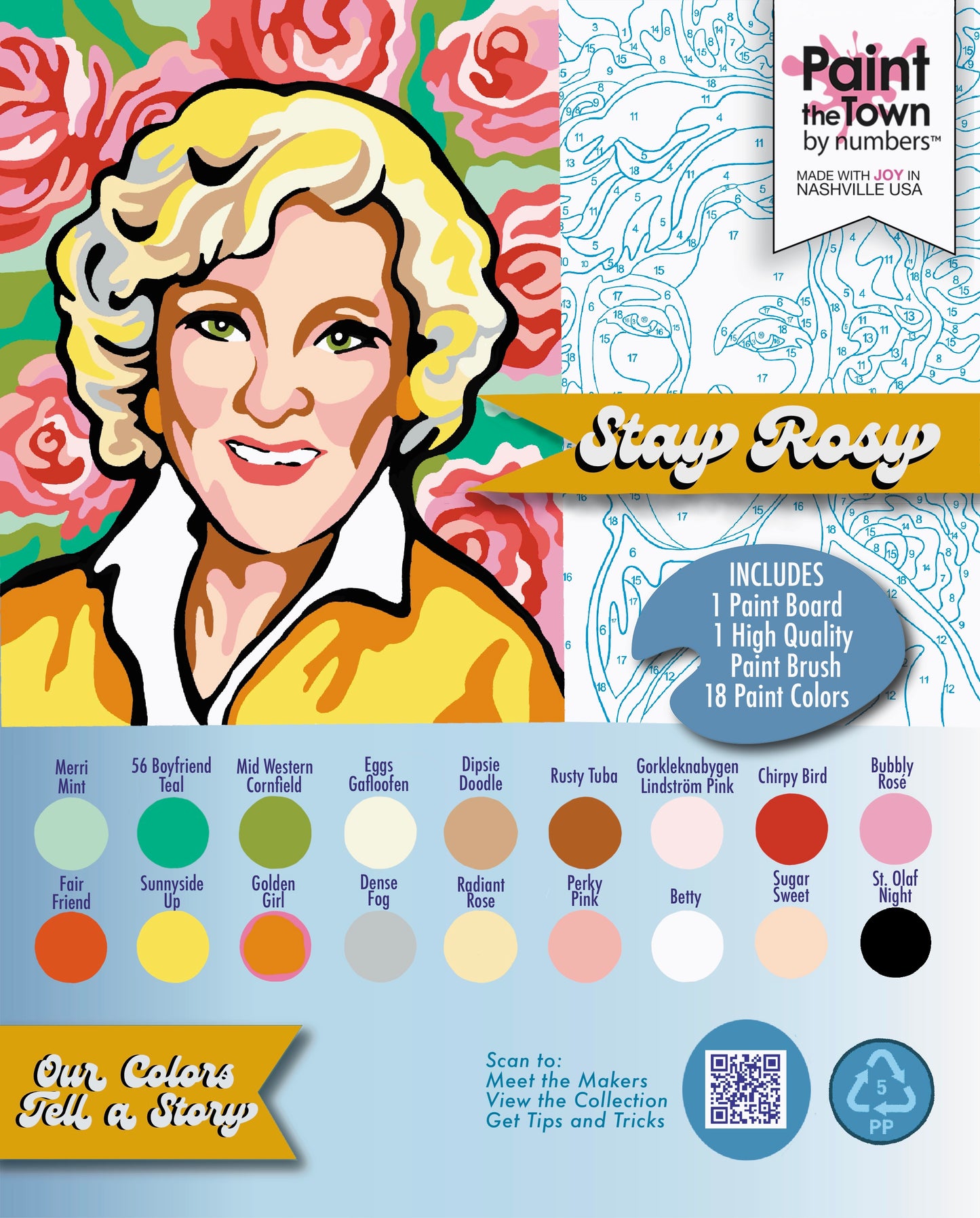 Stay Rosy ~ Rose Nylund ~ Golden Girl Rose ; 8”x10”