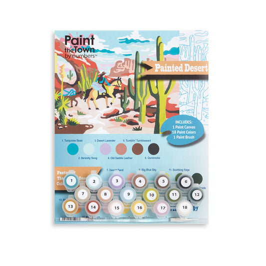 Painted Desert Paint by Number Kit; 8”x10”