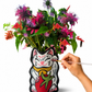 LUCKY CAT FLOWER VASE KIT  Paint-by-Number
