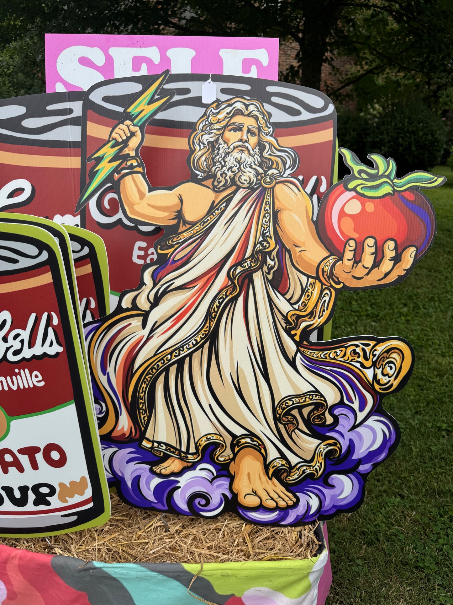 Zeus Yard Sign
