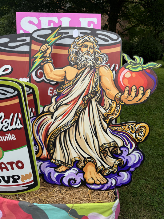 Zeus Yard Sign
