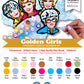 Golden Girls Ornament Paint by Number Kit