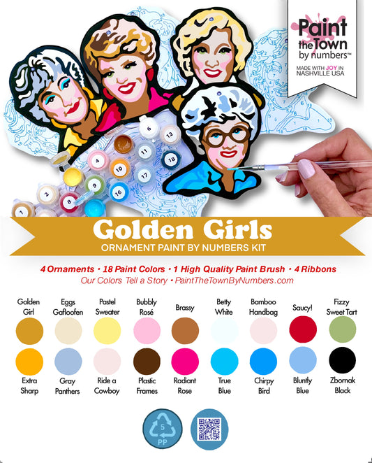 Golden Girls Ornament Paint by Number Kit