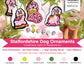 Staffordshire Dog Ornaments Paint by Number Kit