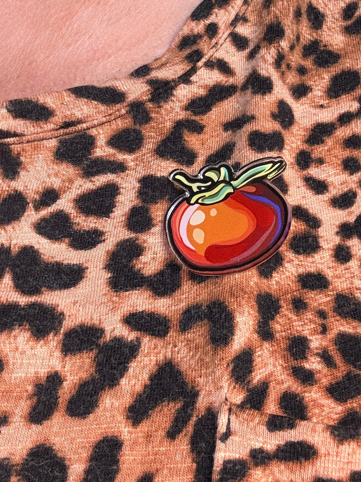 Tennessee Tatar Tot Raccoon Tomato Collectible Enamel Pin