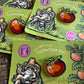 Tennessee Tatar Tot Raccoon Tomato Collectible Enamel Pin