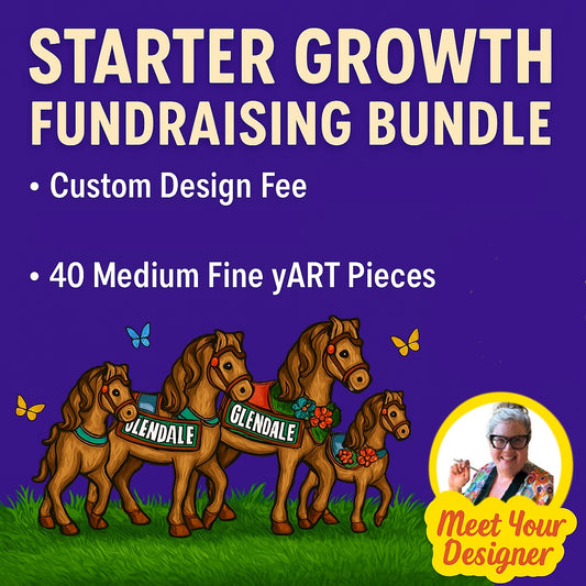 Start Small Build as you Go - Design Fee + 40 Medium fine yART