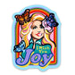 I Wish You Joy Sticker; 3”x2.5” Medium Decal; Durable Vinyl; Free Shipping