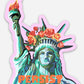 Lady Liberty ‘Persist’ Sticker; 2.75x1.75” Vinyl Decal; Free Shipping