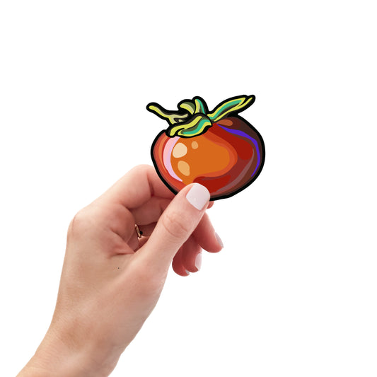 Tomato Sticker; 3”x2”