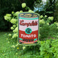 yART Tomato Soup Can Pink and Red; 21”H X 13.5 W Yard Sign Durable Colorful