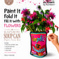 RAINBOW SOUP CAN FLOWER VASE KIT  Paint-by-Number