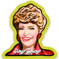 Golden Girl Sticker Set, small 2 inches per sticker, 4 stickers in set