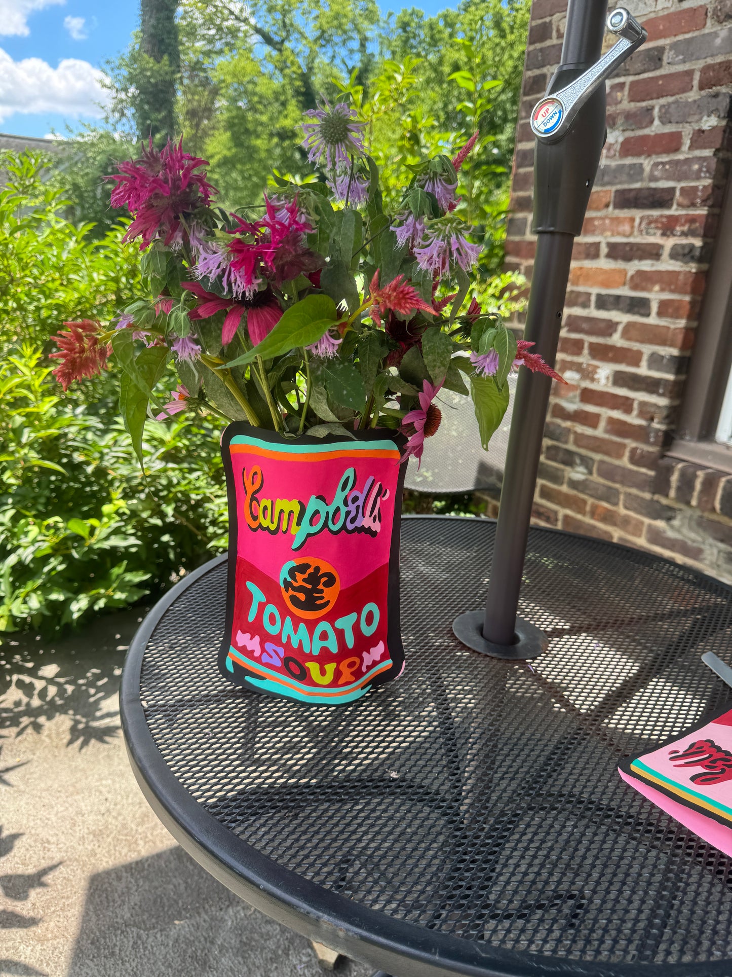 RAINBOW SOUP CAN FLOWER VASE KIT  Paint-by-Number