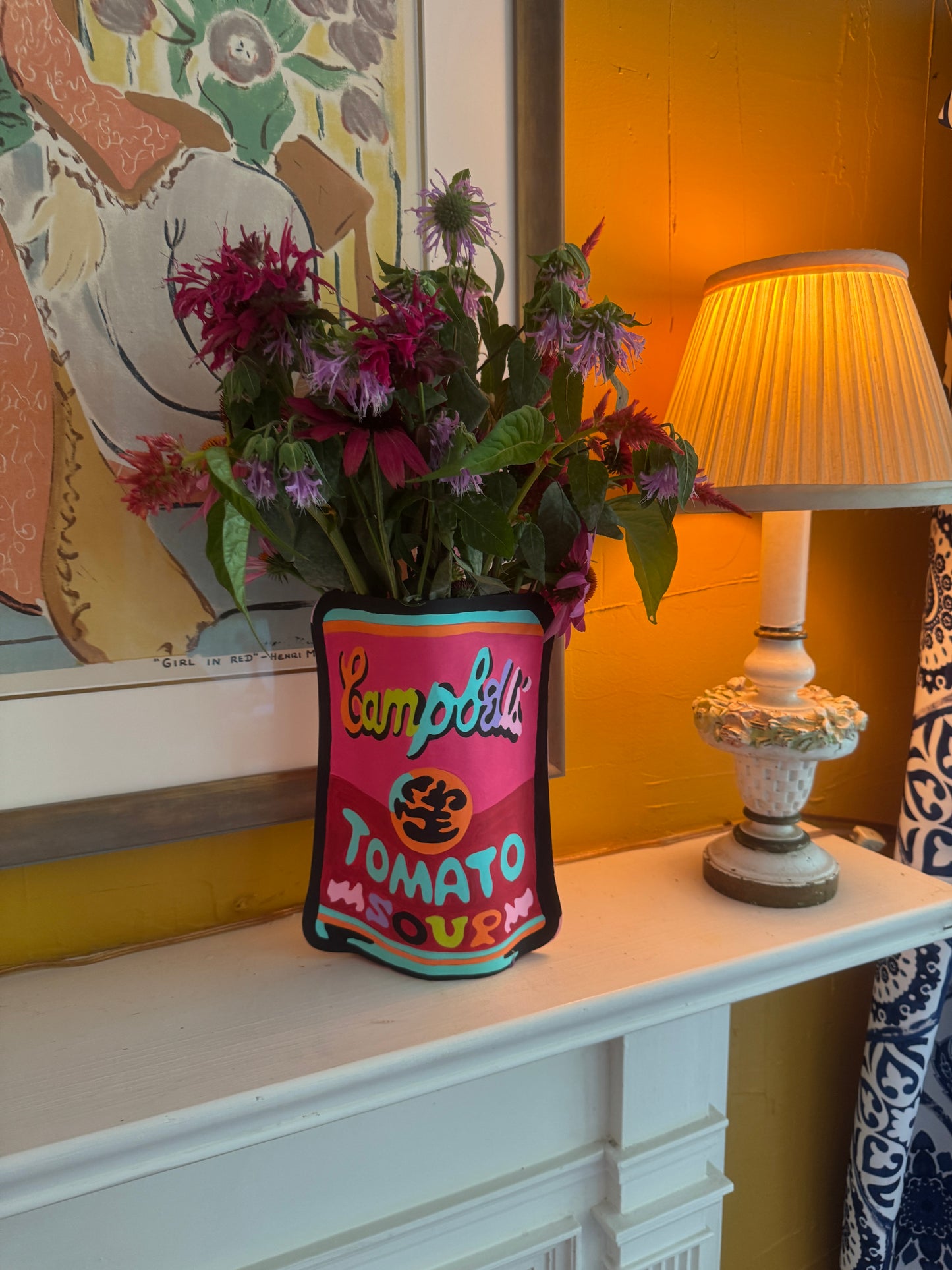 RAINBOW SOUP CAN FLOWER VASE KIT  Paint-by-Number