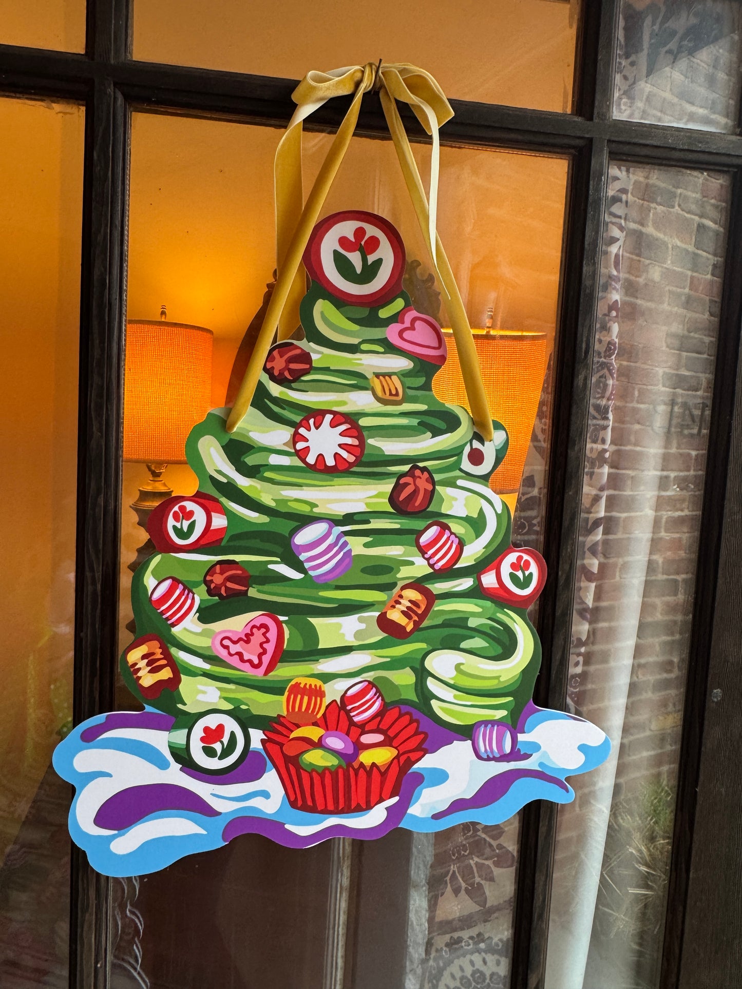 Candy Tree Door Hanger - 20X18 inches
