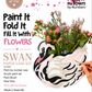 SWAN FLOWER VASE KIT   Paint-by-Number