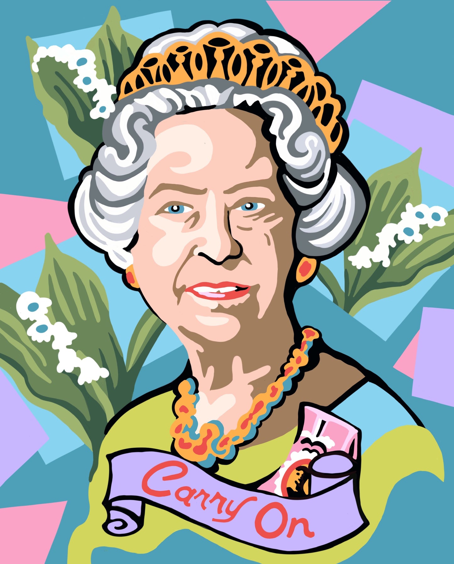 Queen Elizabeth II / 8”x10” Print / Royal Family / Great Britain