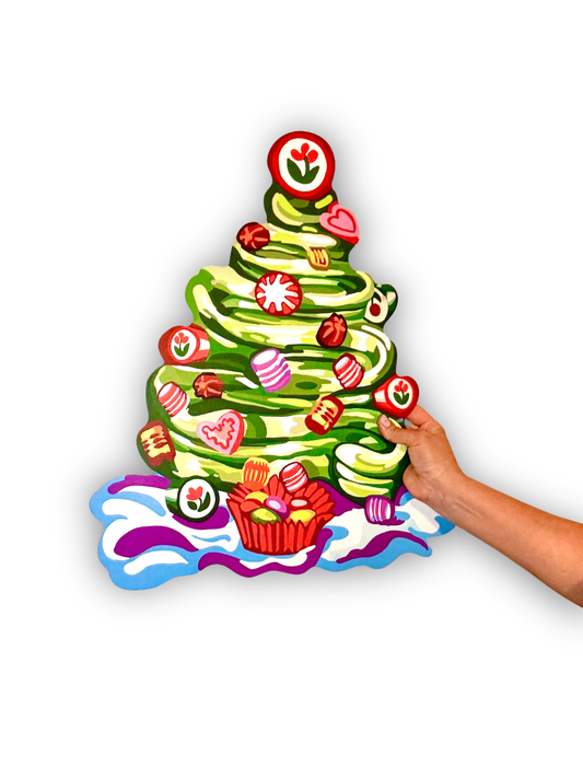 Candy Tree Door Hanger - 20X18 inches