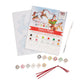 Santa’s Sleigh Christmas Ornament Paint by Number Kit