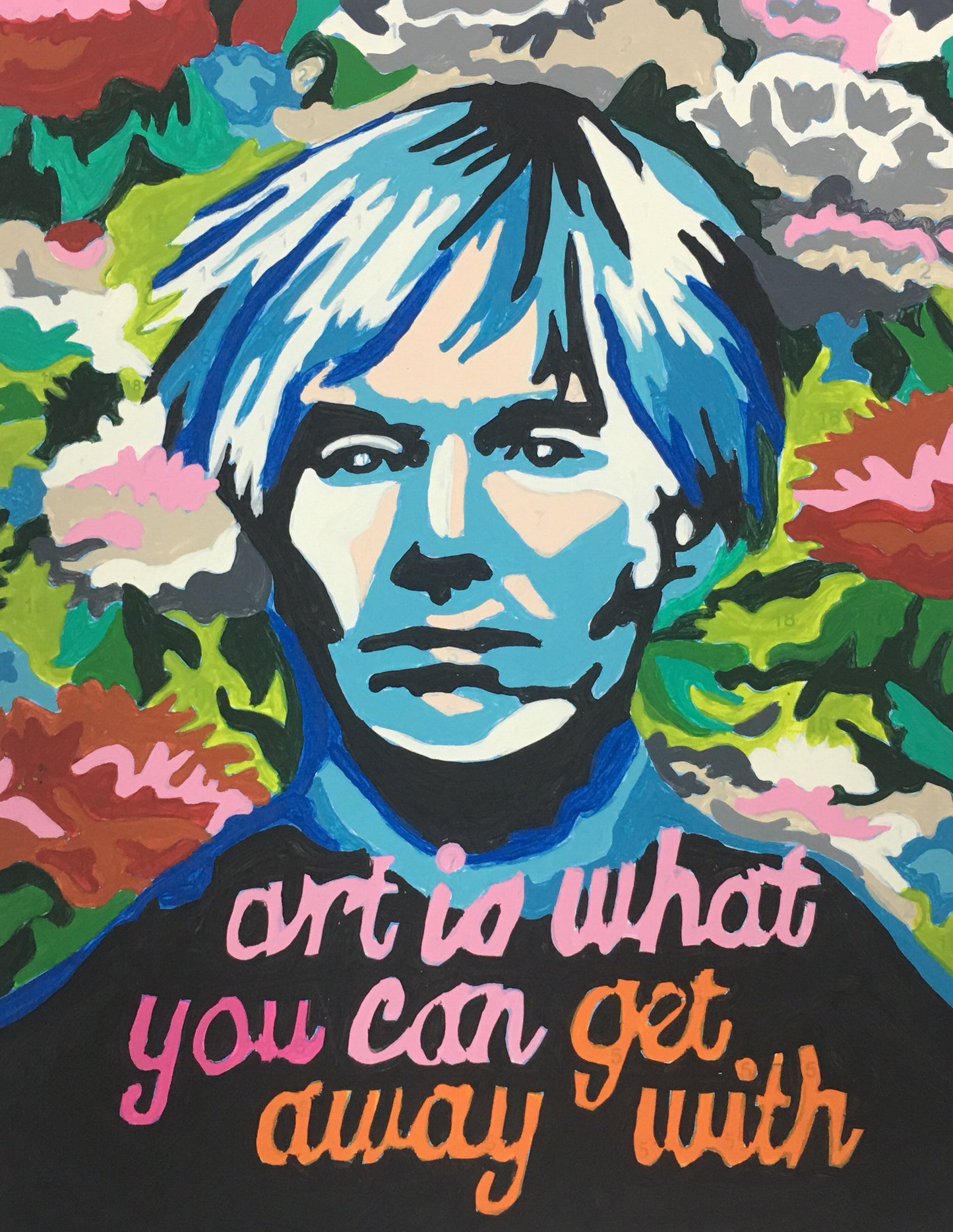 Andy Warhol Paint by Number Kit; 8”x10”