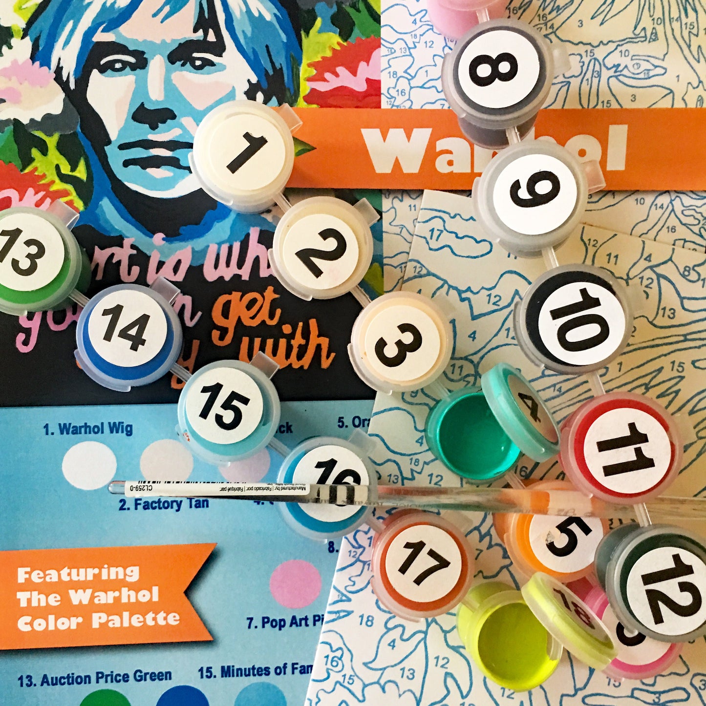 Andy Warhol Paint by Number Kit; 8”x10”