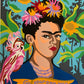 Frida Kahlo Paint by Number Kit; 8”x10”